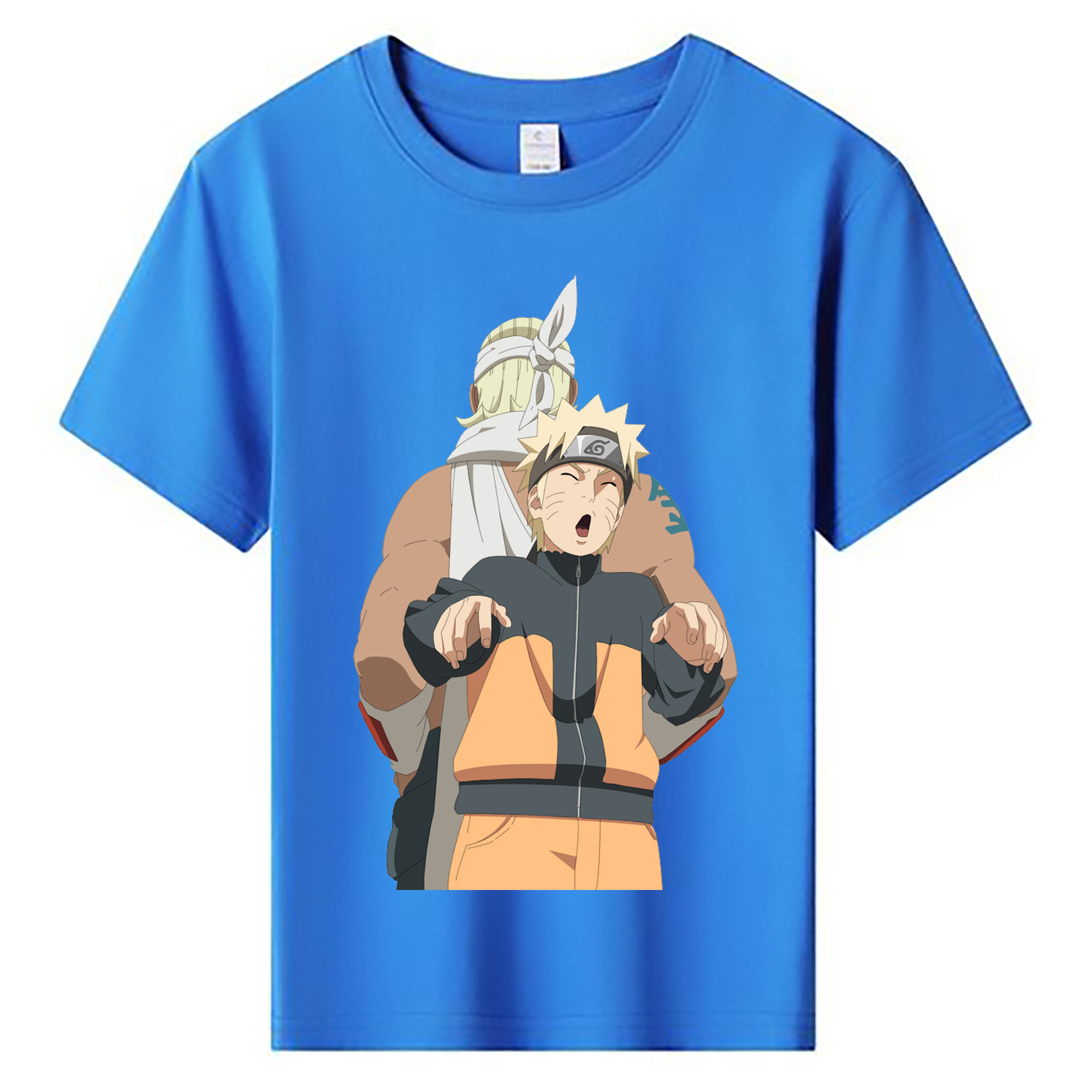 （画像用） NARUTO -ナルト- うずまき ナルト Uzumaki Naruto 綿100％キッズTシャツ（フロントプリント）
